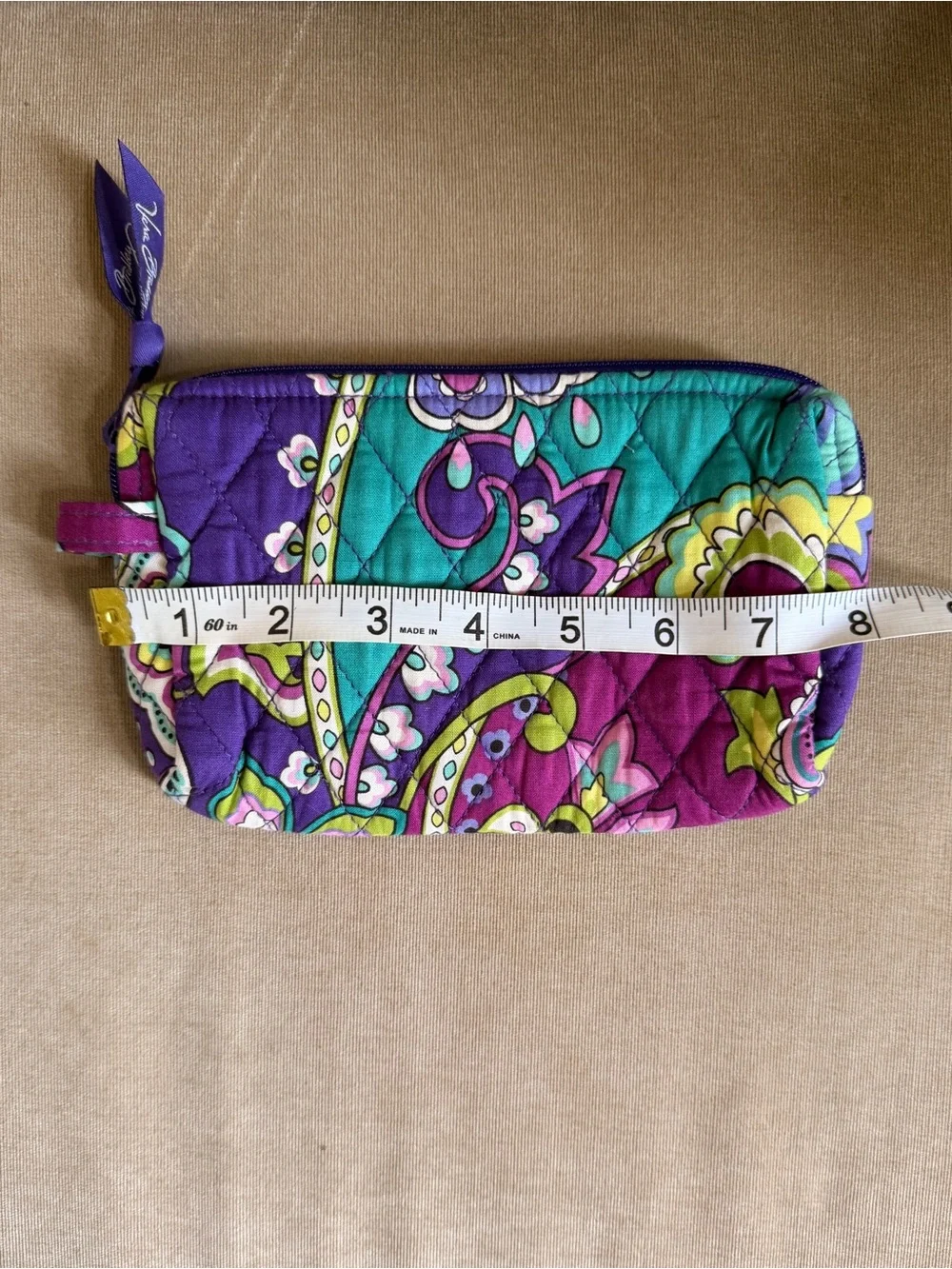 EUC | Vera Bradley Wristlet Pouch in Retired Heather Paisley Print